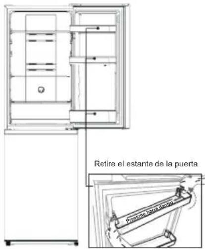 HISENSE RB327N4ADD - Tapa de la bisagra izquierda - 1