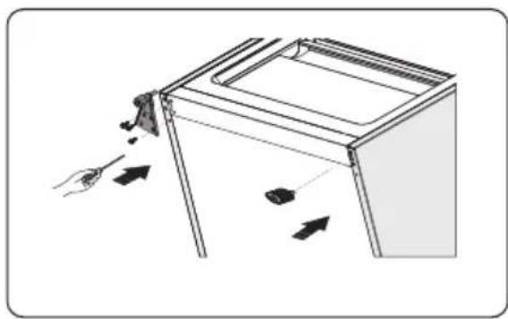 HISENSE RB327N4ADD - Reversing the door - 20