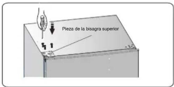 HISENSE RB327N4ADD - Tapa de la bisagra izquierda - 15