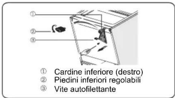 HISENSE RB327N4ADD - Invertire la porta - 18