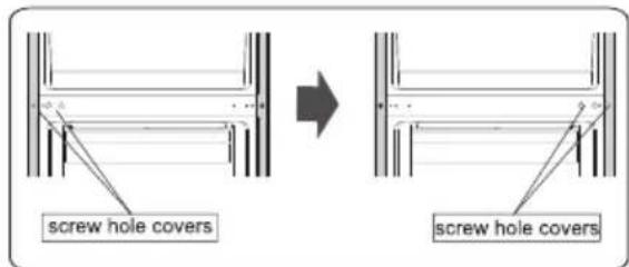 HISENSE RB327N4ADD - Reversing the door - 18