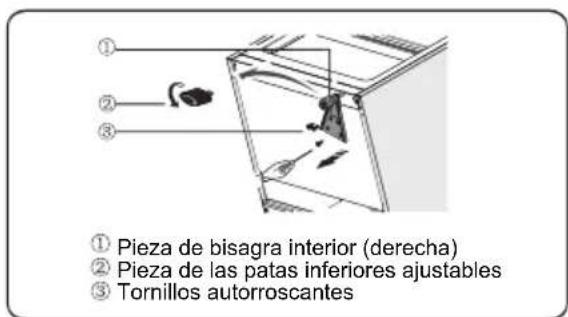 HISENSE RB327N4ADD - Tapa de la bisagra izquierda - 10