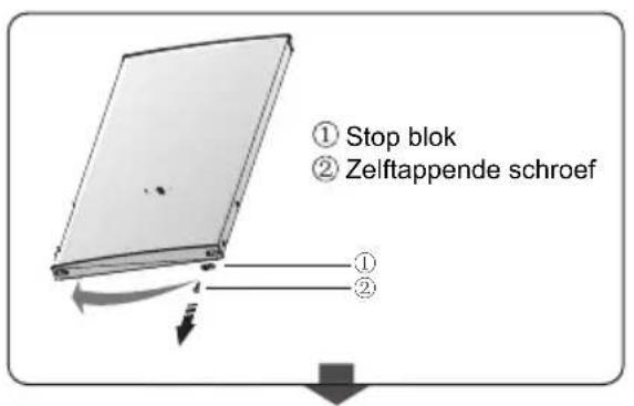 HISENSE RB327N4ADD - Het omkeren van de deur - 13