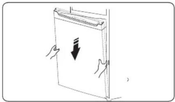 HISENSE RB327N4ADD - Reversing the door - 21