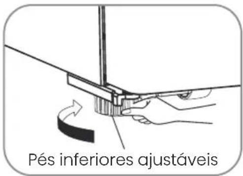 HISENSE RQ5P470SAID - Nivelar o eletrodoméstico (se necessário) - 2