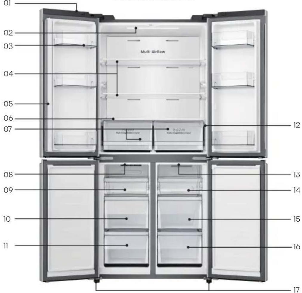 HISENSE RQ5P470SAID - Beschreibung des Geräts - 1