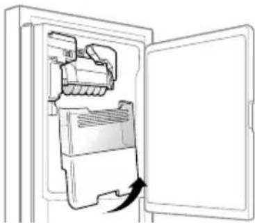 LG GMG960EVEE - Retrait / Remontage du bac de stockage de glaçons - 2