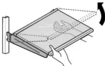 LG GMG960EVEE - Retrait / Remontage de la clayette - 1