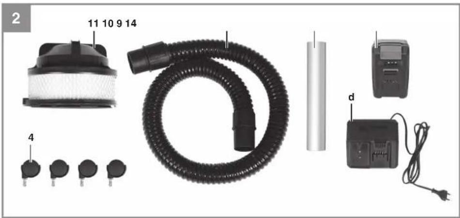 EINHELL TE-AV 18/15 Li C - 2