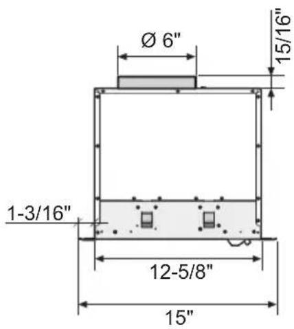 XO XOI3315SC - DIMENSIONS - 2