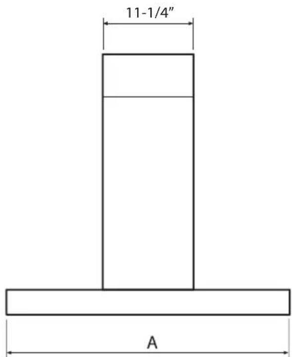 XO XOR36SC - DIMENSIONS - 1