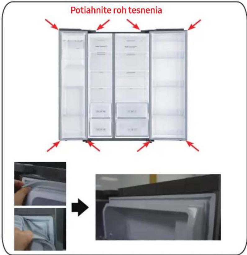SAMSUNG RS64DG53R3B1 - Odstránenie tesnenia - 1