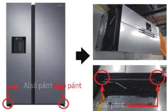 SAMSUNG RS64DG53R3B1 - Alsó pánt - 1