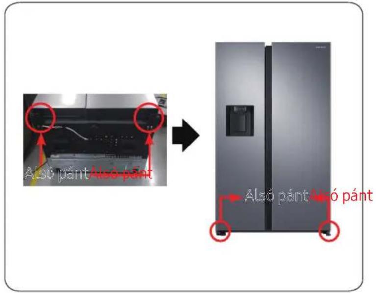 SAMSUNG RS64DG53R3B1 - Alsó pánt - 1
