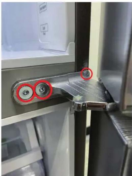 SAMSUNG RS64DG53R3B1 - Middenscharnier (alleen bij 3 deuren) - 2
