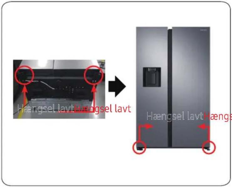 SAMSUNG RS64DG53R3B1 - Nederste hængsel - 1