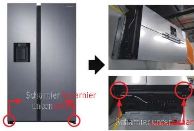 SAMSUNG RS64DG53R3B1 - Unteres Scharnier - 1