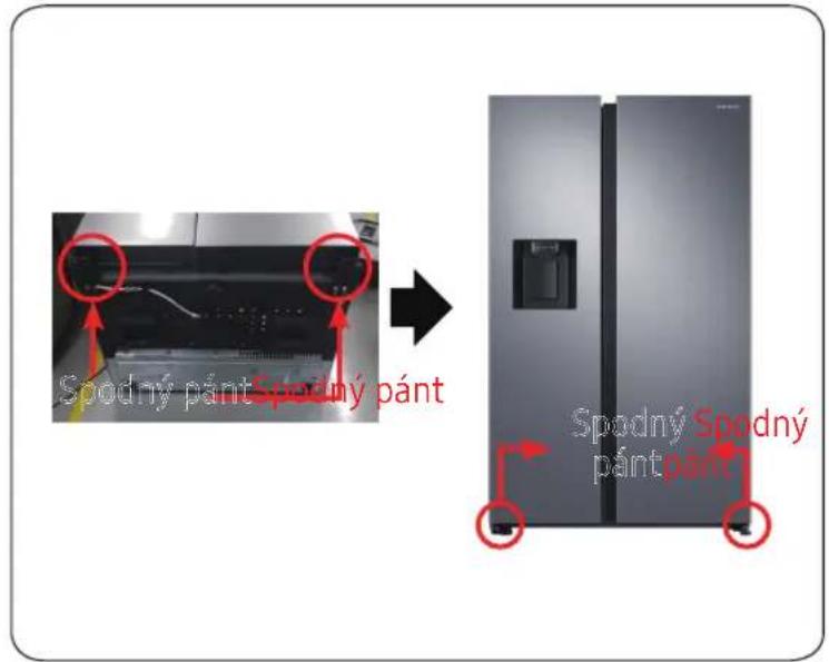 SAMSUNG RS64DG53R3B1 - Spodný pánt - 1