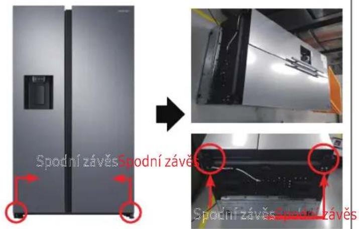 SAMSUNG RS64DG53R3B1 - Spodní závěs - 1