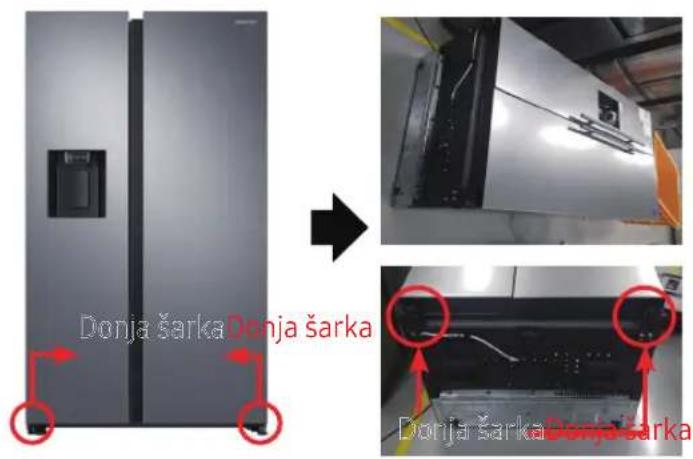SAMSUNG RS64DG53R3B1 - Donja šarka - 1