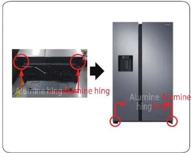 SAMSUNG RS64DG53R3B1 - Alumine hing - 1