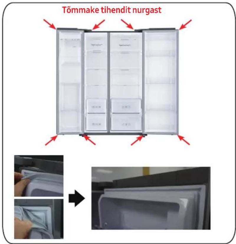 SAMSUNG RS64DG5303S9 - Tihendi eemaldamine - 1
