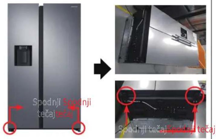 SAMSUNG RS64DG5303B1 - Spodnji tečaj - 1