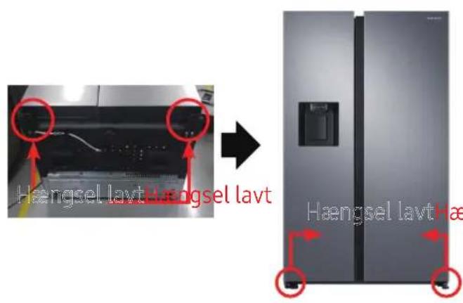 SAMSUNG RS64DG5303B1 - Nederste hængsel - 1