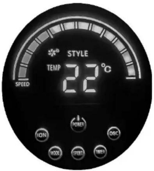 Be Cool BC50TFWTS - Panel de control - 1