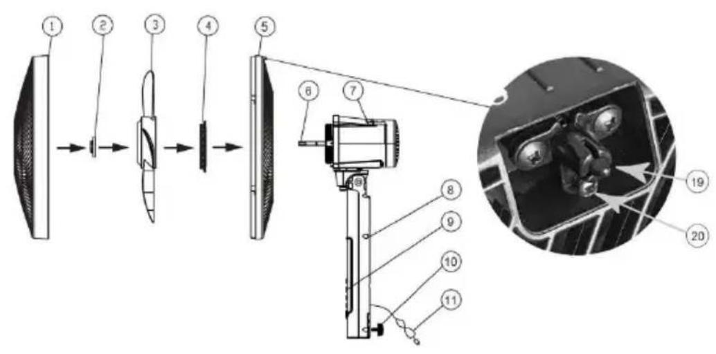 Be Cool BC40STMOSQ - Voor gebruik als tafelventilator: - 1