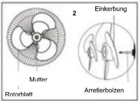 Be Cool BC16SFRC - Montage von Rotorblatt und Schutzgitter - 2