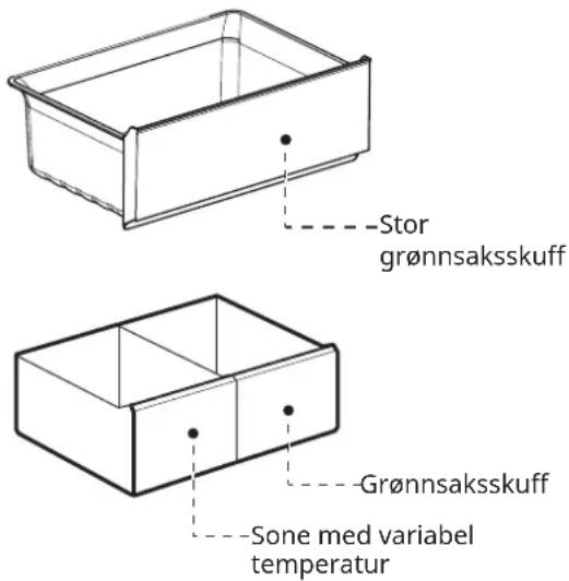 IKEA RIBBENÅS 805.807.69 - Grønnsaksskuffer - 1
