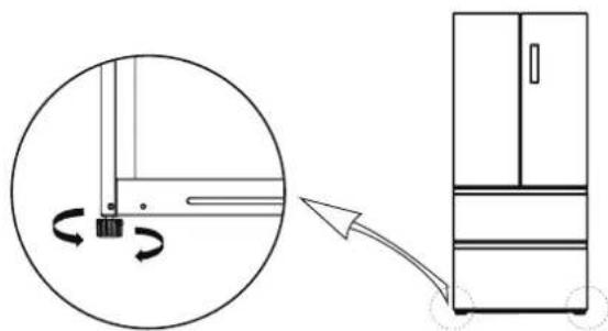 IKEA RIBBENÅS 805.807.69 - Nivelar o eletrodoméstico - 1