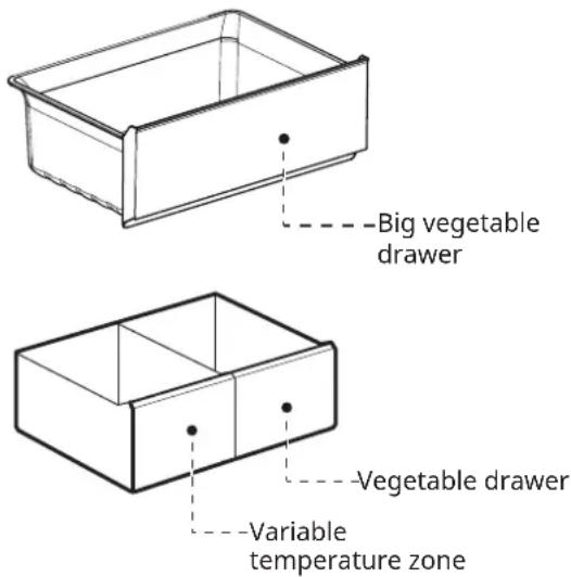 IKEA RIBBENÅS 805.807.69 - Vegetable drawers - 1