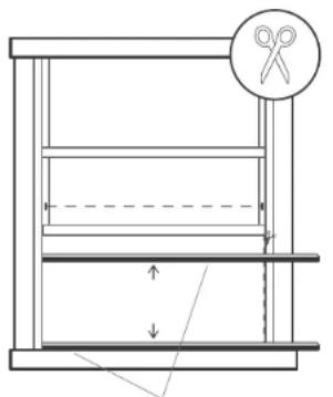 COMFEE Smart Cool 7000 IE - Preparing the Adjustable Window Slider - 2