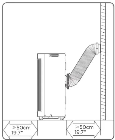 COMFEE Smart Cool 7000 IE - Your installation location should meet the following requirements: - 2