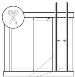 COMFEE Smart Cool 7000 IE - Preparing the Adjustable Window Slider - 4