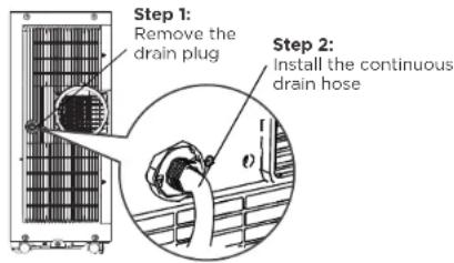 COMFEE Smart Cool 7000 IE - Drainage guide - 1