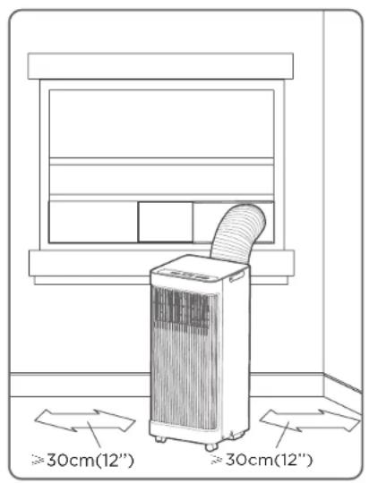 COMFEE Smart Cool 7000 IE - Your installation location should meet the following requirements: - 1