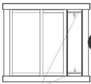 COMFEE Smart Cool 7000 IE - Préparation du couilisseau de fenêtre ajustable - 5