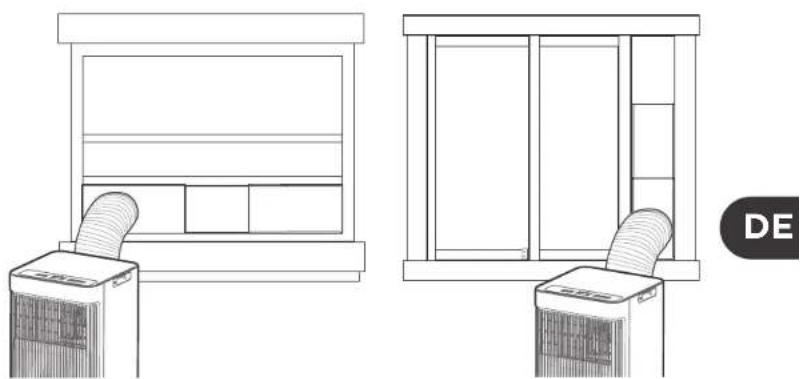COMFEE Smart Cool 7000 IE - Schiebefenster-Montage - 3