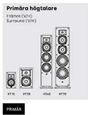 DENON Monitor XT90 - Lyssna i 5.1 Surround - alternative placering - 3