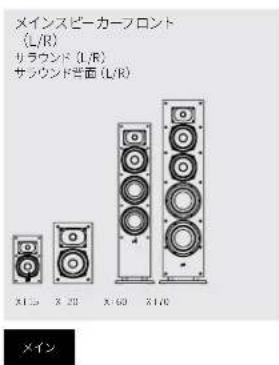 DENON Monitor XT90 - スビ一力一の設置位置 - 3
