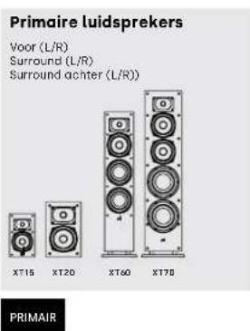DENON Monitor XT90 - Stapelbare hoogte-optie - 3