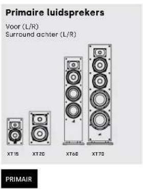 DENON Monitor XT90 - Luisteren in 5.1 surround - 2