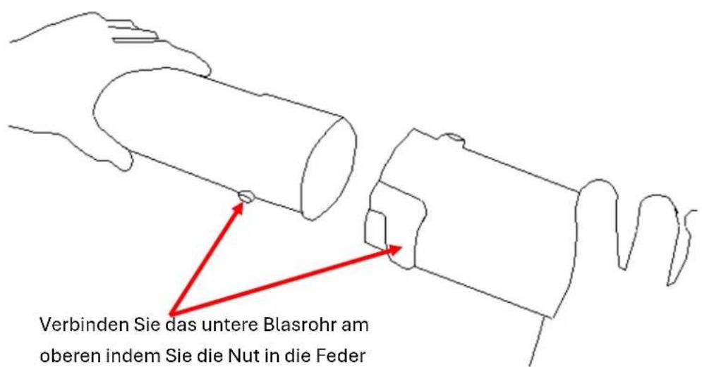 Fuxtec FX-LB126ECO - Montage als Laubbläser - 2