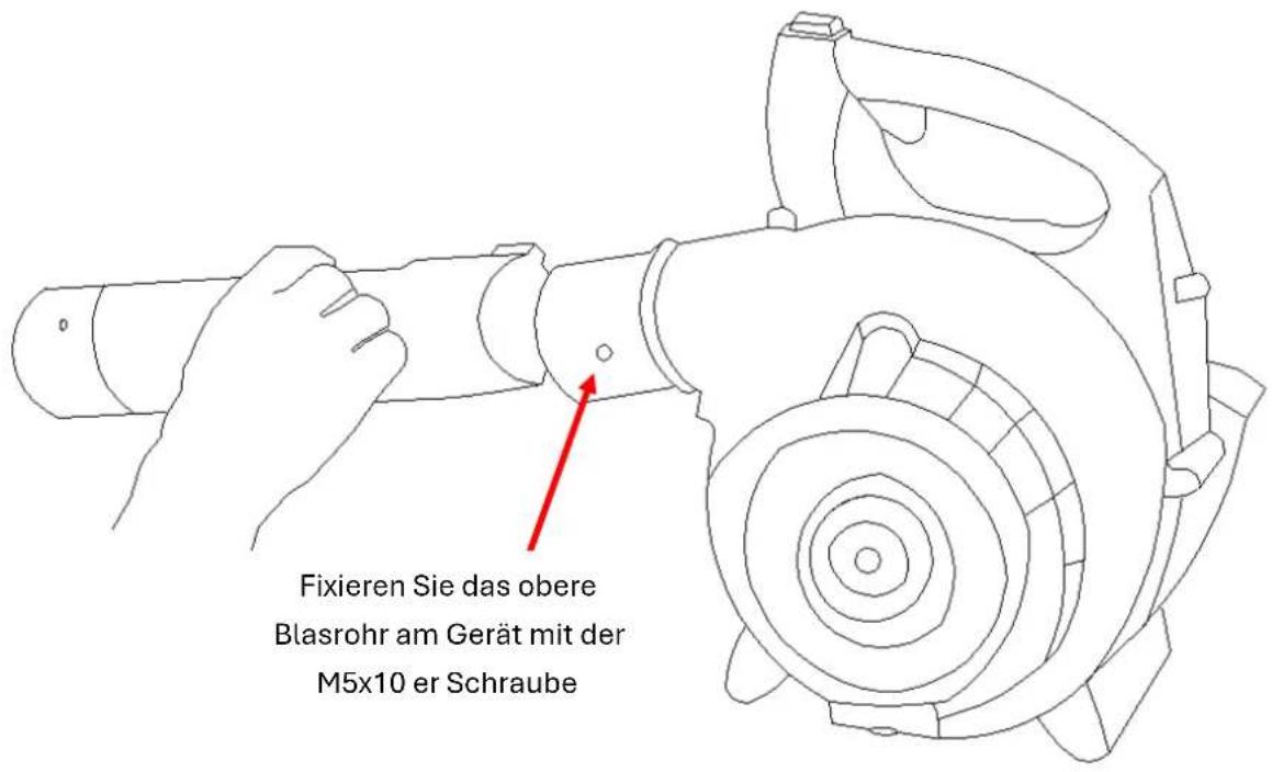 Fuxtec FX-LB126ECO - Montage als Laubbläser - 1
