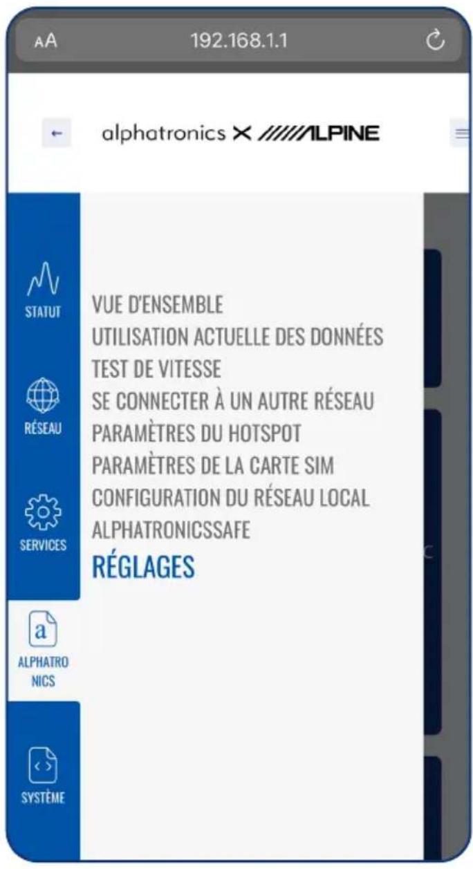 Alphatronics STREAM - MODE PROFESSIONNEL / RÉGLAGES AVANCÉS - 1