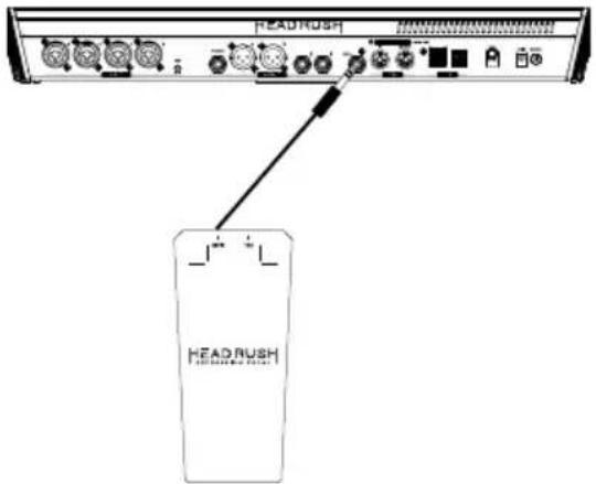 HeadRush Expression Pedal - To set up the HeadRush Expression Pedal with the HeadRush Looperboard: - 1
