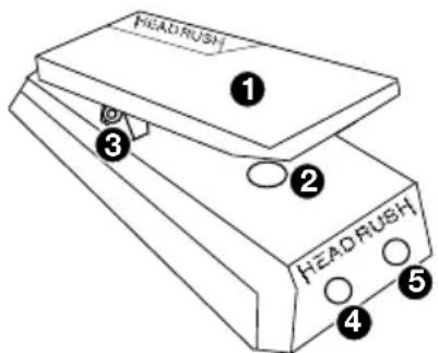 HeadRush Expression Pedal - Características - 1